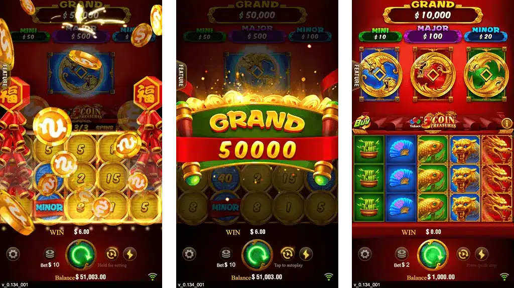 3 Coins Damangameonline Bonus